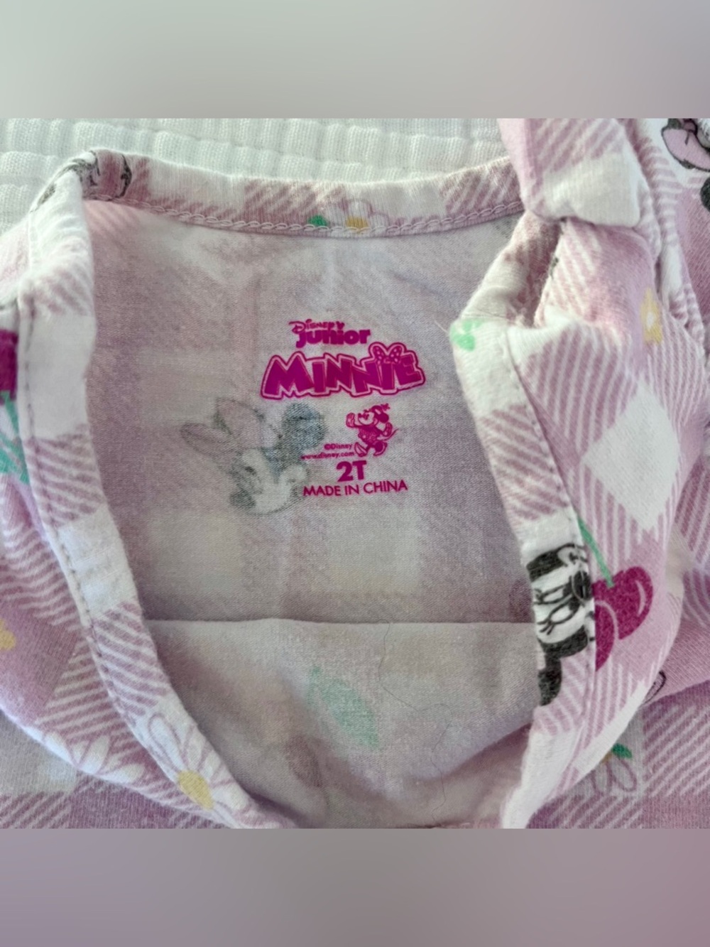 2T Disney Minnie Mouse Plaid Dress - Picture 6 of 7
